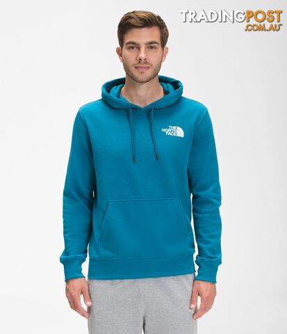 The North Face Mens Box NSE Pullover Hoodie - Banff Blue - THE NORTH FACE