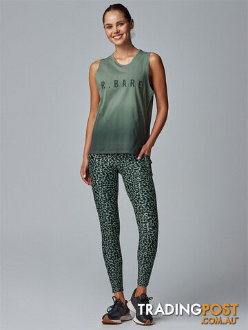 Running Bare Womens Ab Waisted Power Moves Pocket Tight - RUNNING BARE