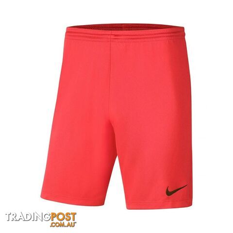 Nike Mens Park 3 Short - Bright Crimson - NIKE - 193654341213