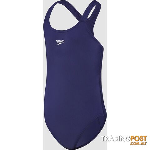 Speedo Girls Endurance + Medalist Swimsuit - Speedo Navy - SPEEDO