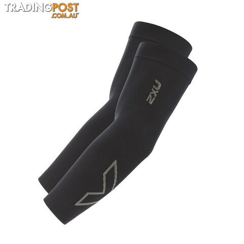 2XU Mens Flex Run Comp Arm Sleeves - 2XU