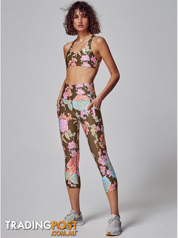 Running Bare Ab Waisted Power Moves 3/4 Pocket Tight - Kiernan - RUNNING BARE