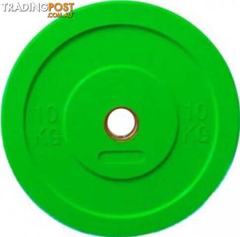 HCE Olympic Green Bumper Weight Plate 10kg - HCE - 2200001067301