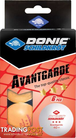Donic Schildkrot 6 Pk Advantguard 3 Star Table Tennis Balls - DONIC