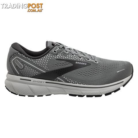 Brooks Mens Ghost 14 D Running Shoe - Grey - BROOKS - 190340949999