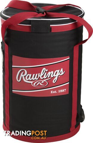 Rawlings Soft-Sided Baseball/Softball Ball Bag - Black - RAWLINGS