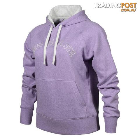 NB Womens Po Hoodie Womens Purple - NEWBALANCE - 195481545901