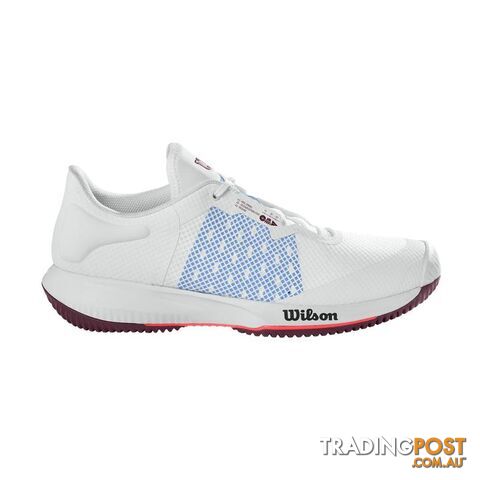 Wilson Womens Kaos Swift Tennis Shoe - Wh/Chambray/Fig - WILSON