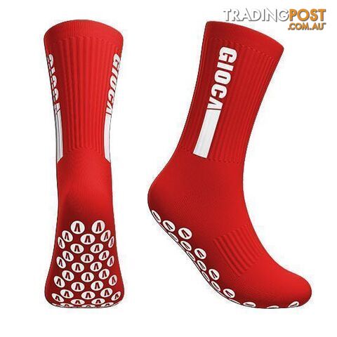 Gioca Grip Socks - Red - GIOCA