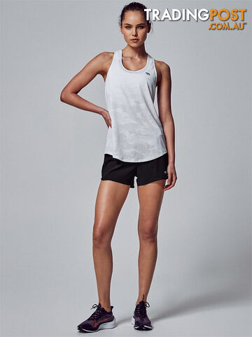 Running Bare Ab Waisted Ultra Run Short - Black - RUNNING BARE