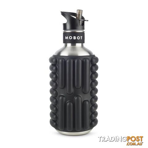 Mobot Big Bertha 1.2L Foam Roller Water Bottle - Liquorice - MOBOT