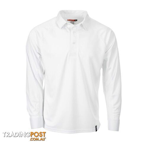 Gray-Nicolls Select Long Sleeve Mens Shirt - White lSize S - GRAYNICOLLS