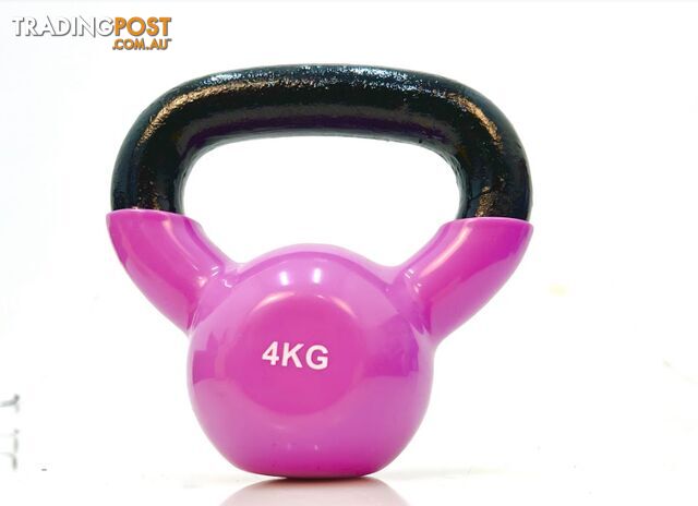 VEO Vinyl Coated Kettlebell 4KG - VEO