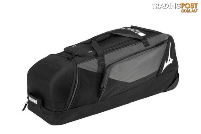 Mizuno Samurai Wheel Bag X - Charcoal/Black - MIZUNO - 9342556319603
