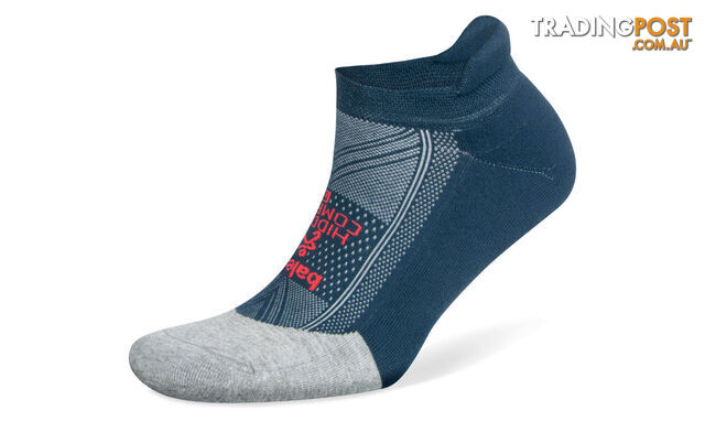 Balega Hidden Comfort Ankle Sock - Midgrey/Legion Blue - BALEGA
