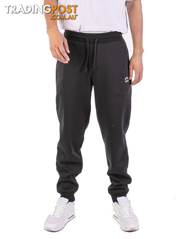 Russell Athletic Mens Originals Small Arch Trackpant - Black - RUSSELL ATHLETIC