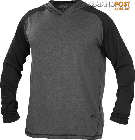 Rawlings Adult Hurler Lightweight Hoodie - Graphite/Black - RAWLINGS - photo 1 of 1
