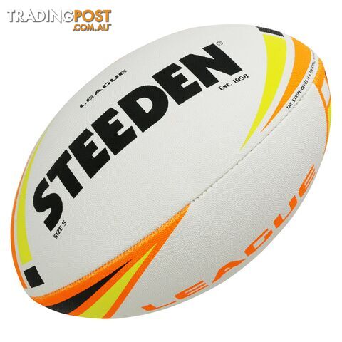 Steeden League Match Senior Ball Size 5 - STEEDEN - 9312555024952
