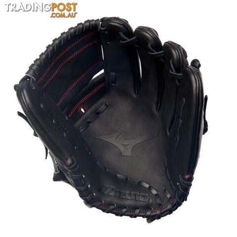 Mizuno Pro Select 12 Inch RHT Baseball Glove - Black/Black - MIZUNO