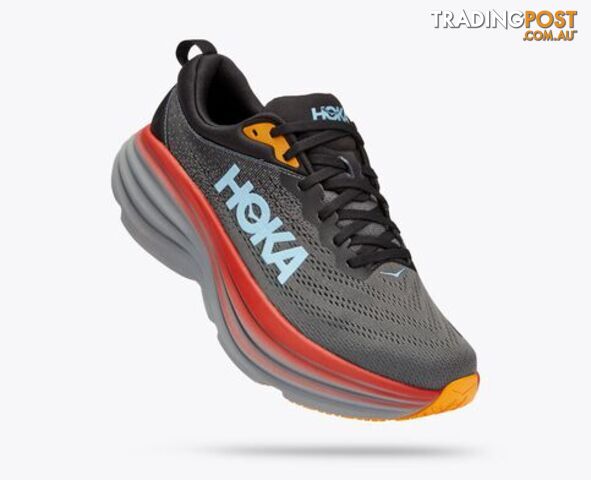 Hoka Bondi 8 Mens Running Shoe - Anthracite/Castlerock - HOKA