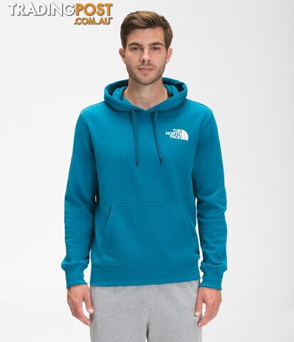 The North Face Mens Box NSE Pullover Hoodie - Banff Blue - THE NORTH FACE