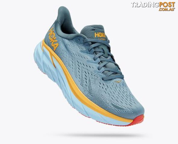 Hoka Clifton 8 Mens Running Shoe - Goblin Blue/Mountain Spring - HOKA