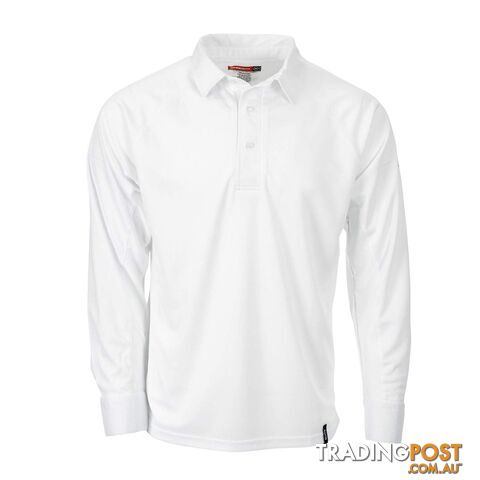 Gray-Nicolls Select Long Sleeve Mens Shirt - White lSize 2XL - GRAYNICOLLS
