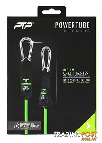 PTP Powertube Elite Medium - Green - PTP - 9345164001274