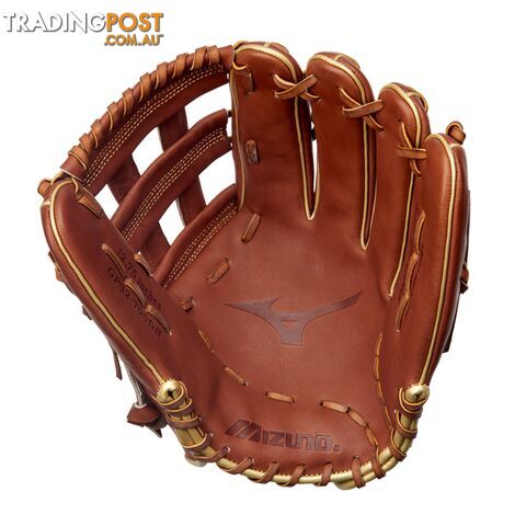 Mizuno Pro Select 12.75 Inch RHT Baseball Glove - Brown/Brown - MIZUNO