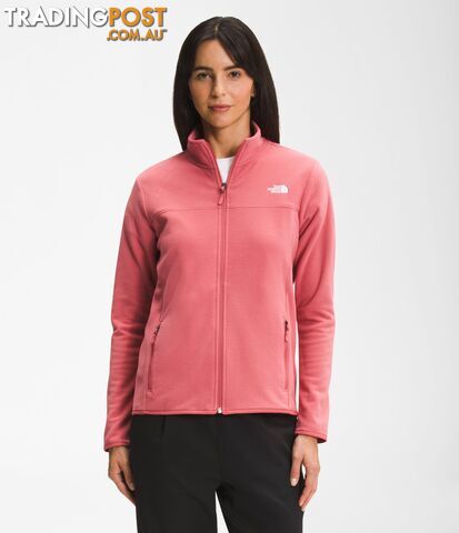 The North Face Womens TKA Glacier Fleece Full Zip Jacket - Slate Rose - THE...