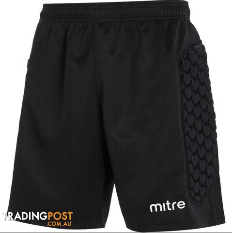 Mitre Guard Padded GK Short - Black - MITRE - 5037823936457