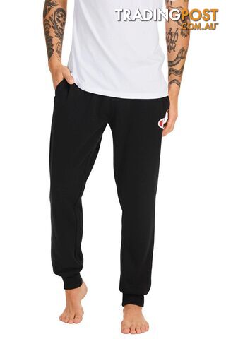 Champion Mens C Logo Cuff Pant - Black - CHAMPION - 9351950112734