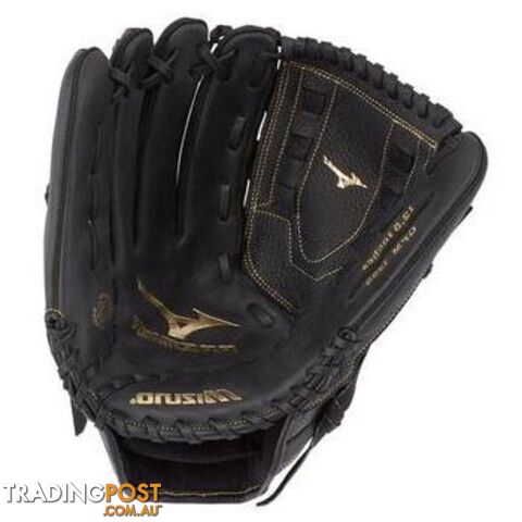Mizuno Premier 12.5 Inch Softball LHT Fielders Glove - Black/Black - MIZUNO