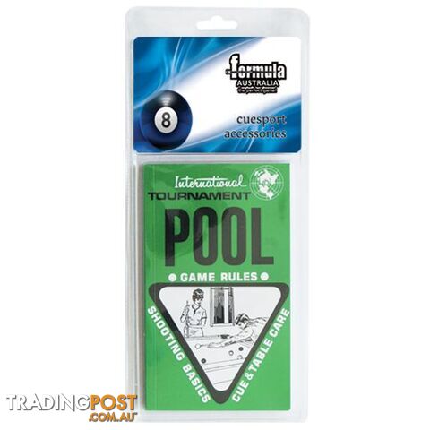 Formula Sports Tournament Pool Rule Booklet - FORMULA SPORTS - 9337362006656