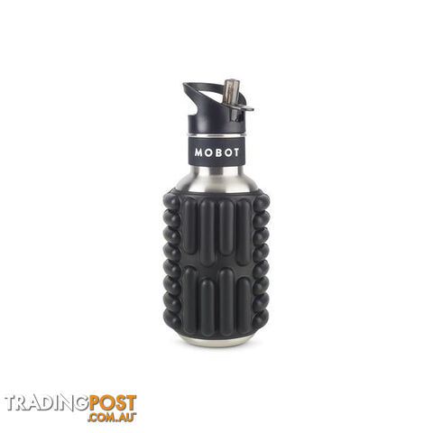 Mobot Firecracker 500ml Foam Roller Water Bottle - Black - MOBOT