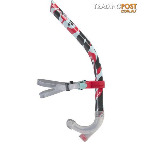 Speedo Center Snorkel - Lava Red/Chill Blue/Grey - SPEEDO