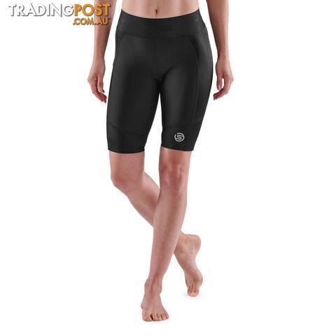 Skins Series-3 Womens Half Tights - Black - SKINS - 5056411801632