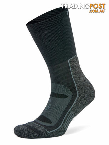 Balega Blister Resist Crew Sock - Grey/Black - BALEGA
