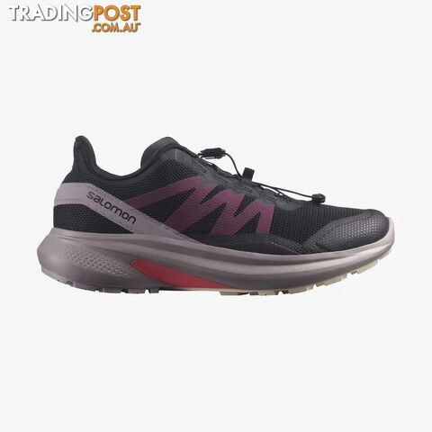 Salomon Hypulse Womens Trail Running Shoes - Black/Quail/Rainy Day - SALOMON