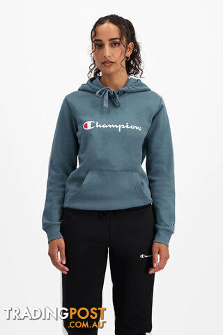 Champion Womens Ch Script Hoodie - CHAMPION