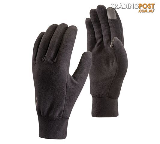 Black Diamond Lightweight Fleece Gloves - Black - BLK DIAMOND - 793661309208