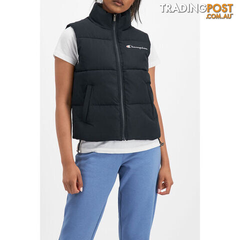 Champion Womens Roch Puffer Vest - Black - CHAMPION