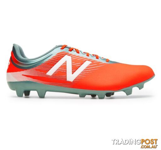 New Balance Alpha D Senior Footy Boot-Orange/Silver-10 - NEWBALANCE