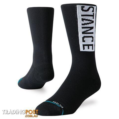 Stance OG Train Medium Crew - Black - Stance - 190107311021