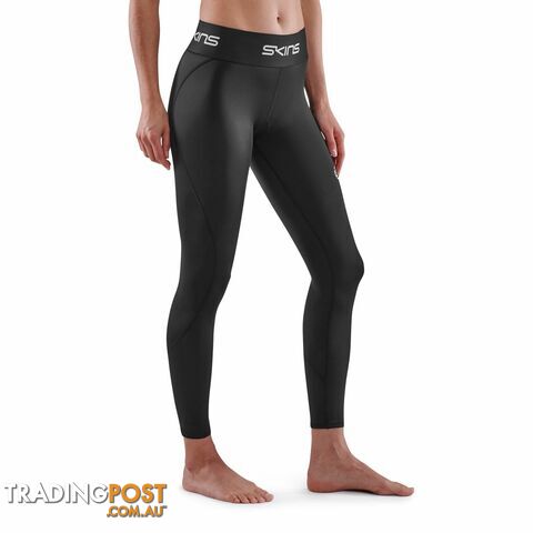 Skins Series-1 Womens 7/8 Tights - Black - SKINS - 5056411803100