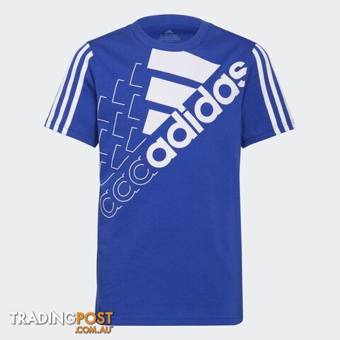 Adidas Boys Essentials Logo Tee - Blue - ADIDAS