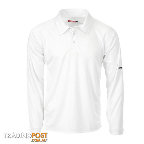 Gray-Nicolls Select Long Sleeve Junior Shirt - White lSize 14 - GRAYNICOLLS