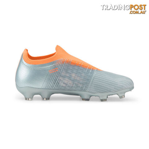 Puma Ultra 3.4 FG/AG Kids Footy Boot - Silver - PUMA