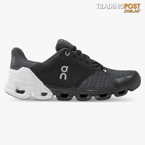On Cloudflyer Mens Running Shoe - Black/White - ON - 7630040574266