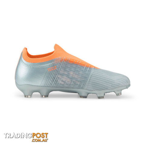 Puma Ultra 3.4 FG/AG Kids Footy Boot - Silver - PUMA
